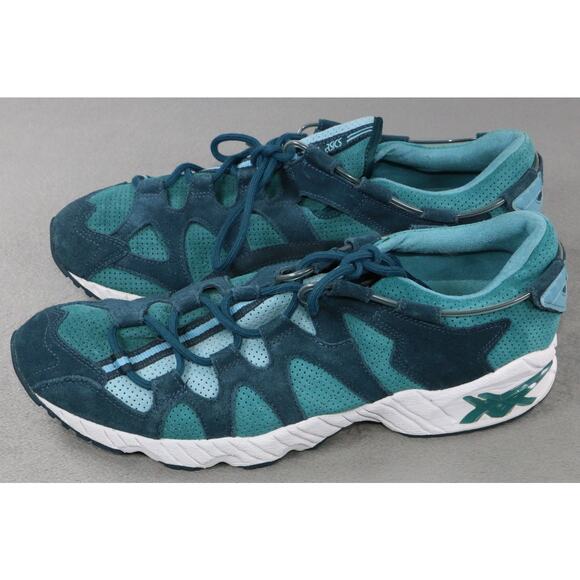 ASICS Gel-Mai Retro Suede Sneakers Men\'s Size 11.5 Teal Blue Running Shoes main image 5